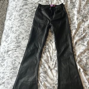 EDIKTED flare leather pants